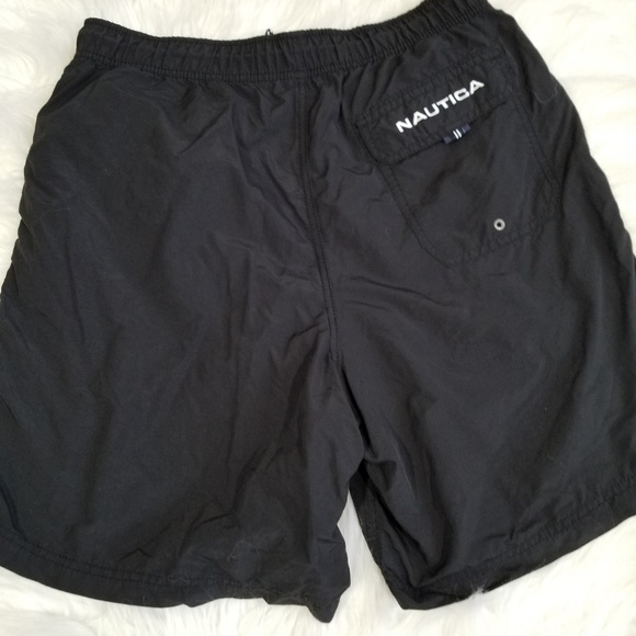 Nautica swim athletic black shorts. Size M - Picture 8 of 8